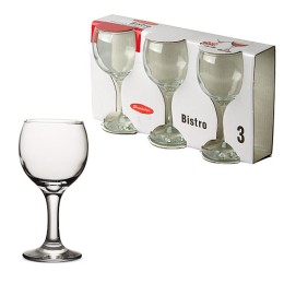 PASABAHCE Набор бокалов для вина Bistro 220 мл.(3шт) 44412