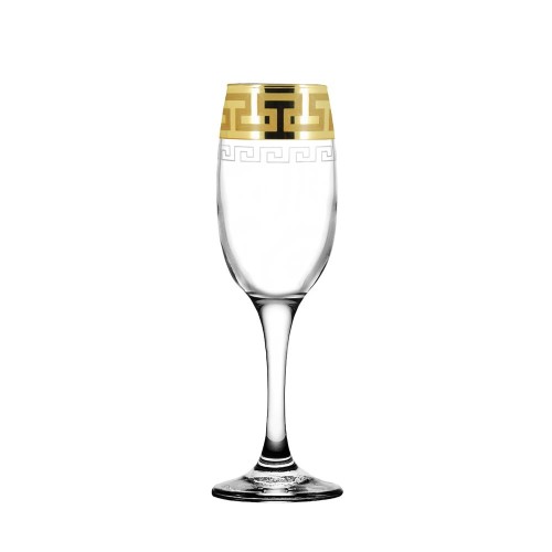 Набор бокалов для шампанского 6пр. Греческий узор EAV03-519/S