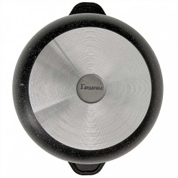 ГАРДАРИКА Кастрюля 4 л алюминиевая с антипригарным покрытием и стеклянной крышкой 1704-04-10 серии Орион