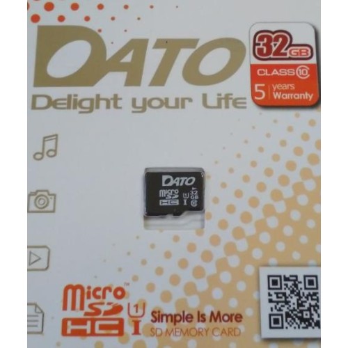 Флеш карта micro Dato 32Gb Class10 (1119291)