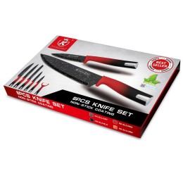 MercuryHaus Набор ножей 6пр. KK-SL5 RED