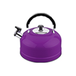 Чайник из нержав стали, объем 2,5 (фиолетовый), IRH-402