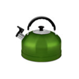 Чайник из нержав стали, объем 2,5 (зеленый), IRH-413
