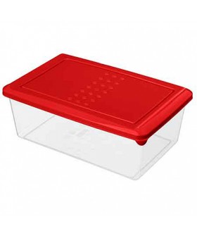 DELTA Контейнер для продуктов Asti прямоугольный 1,05 л (красный) 221100206/03