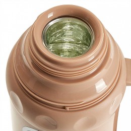 ALPENKOK Термос со стеклянной колбой 1 л AK-10034S бежевый