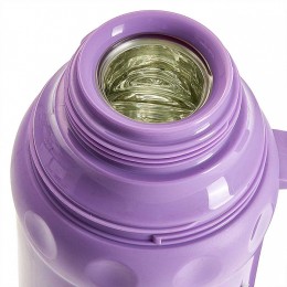 ALPENKOK Термос со стеклянной колбой 1 л  AK-10037S лавандовый
