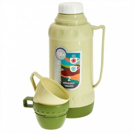 ALPENKOK Термос со стеклянной колбой 1,8 л AK-18011S зеленый