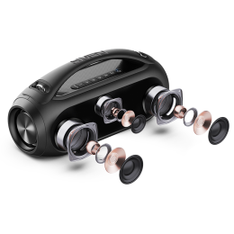 SVEN Портативная акустическая система с защитой от воды и подсветкой PS-380 черный