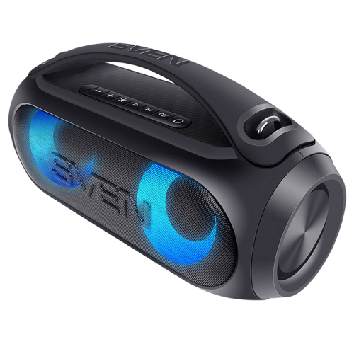 Портативная акустическая система с защитой от воды и подсветкой SVEN PS-380 черный