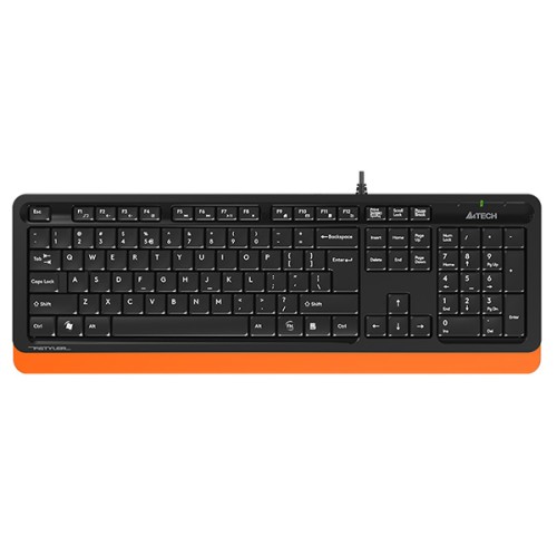 Клавиатура A4Tech Fstyler FK10 чер/оранжевый 1147534