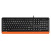 Клавиатура A4Tech Fstyler FKS10 черный/оранжевый 1530190