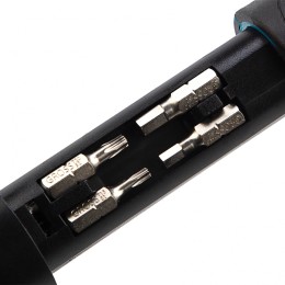 Gross Отвертка реверсивная с револьверным механизмом, 11 шт, сталь S2 11601