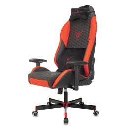 Бюрократ Кресло игровое KNIGHT Neon черный/красный 1717268