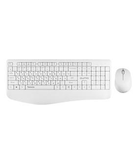 QUMO Клавиатура + мышь (30703) Space (White)