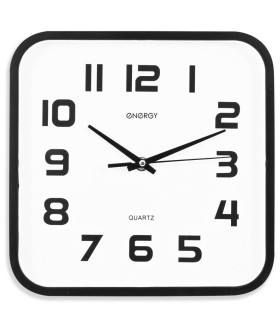 ENERGY Часы настенные кварцевые модель ЕС-08 квадратные, 009308-SK