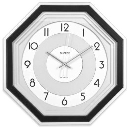 ENERGY Часы настенные кварцевые модель ЕС-12 восьмиугольные, 009312-SK