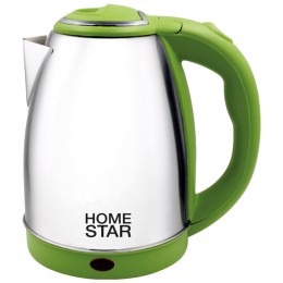 HOMESTAR Чайник HS-1028 (1,8 л) стальной, зелёный, 008201-SK