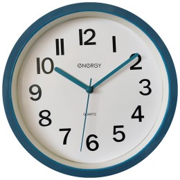 ENERGY Часы настенные кварцевые модель ЕС-139 синие, 102261-SK