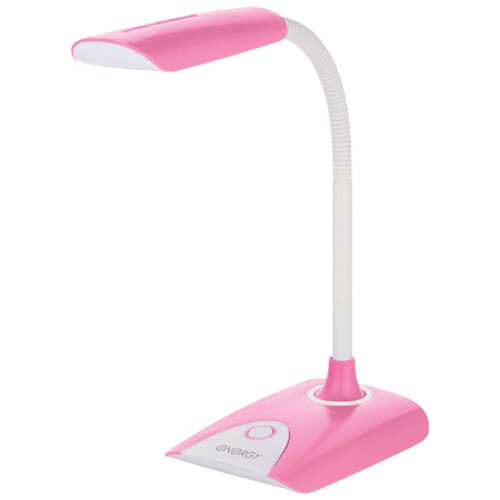 Лампа электрическая настольная ENERGY EN-LED22, бело-розовая 366035-SK