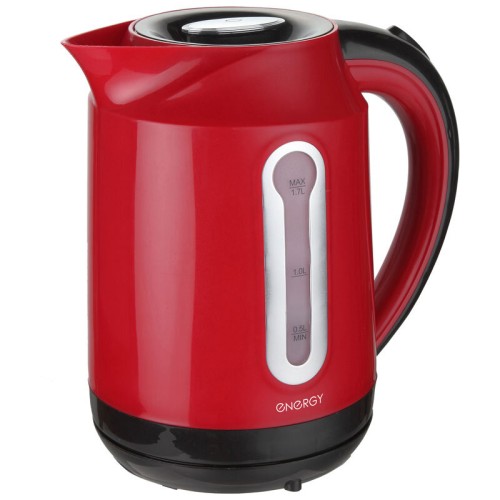 Чайник ENERGY E-210 (1,7 л, диск) красный, 153084-SK