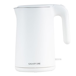 GALAXY Чайник электрический с двойными стенками LINE GL0327 (белый)