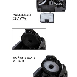 JVC Пылесос JH-VC425 черн