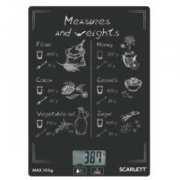 SCARLETT Весы кухонные SC-KS57P64