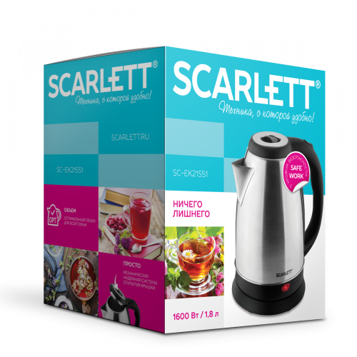 Электрический чайник Scarlett SC-EK21S51