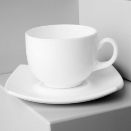 LUMINARC Чайный сервиз Quadrato white  12 предметов, объем чашки 220 мл. e8865