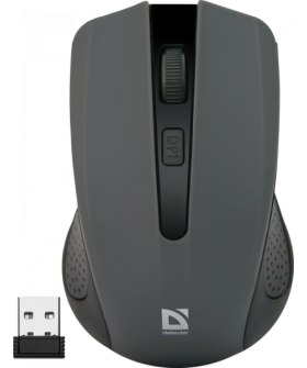 Defender Беспроводная оптическая мышь Accura MM-935 серый (52936) Defender Беспроводная оптическая мышь Accura MM-935 серый (52936)
