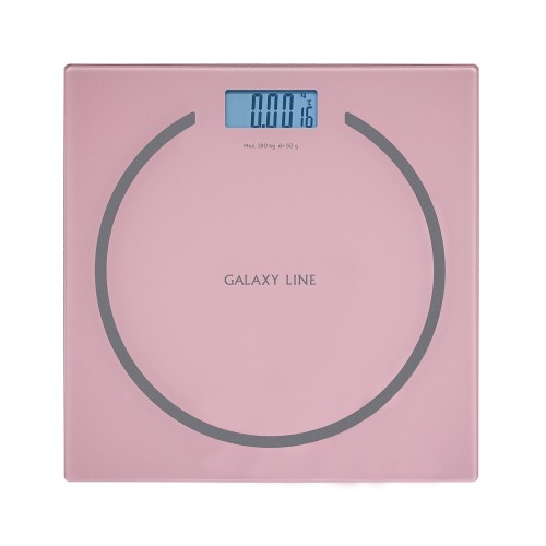 Весы напольные электронные GALAXY LINE GL4815 (розовый)