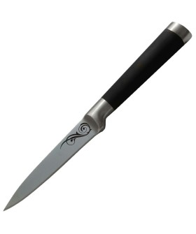 MALLONY Нож с прорезиненной рукояткой MAL-07RS для овощей, 9 см. 985366-SK