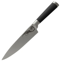 MALLONY Нож с прорезиненной рукояткой MAL-01RS поварской, 20 см. 985361-SK