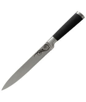 MALLONY Нож с прорезиненной рукояткой MAL-02RS разделочный, 20 см. 985362-SK