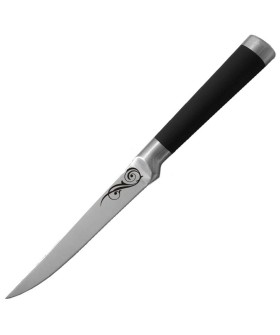MALLONY Нож с прорезиненной рукояткой MAL-05RS универсальный, 12,5 см. 985365-SK