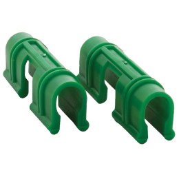 Зажимы для пленки диам. 10 мм, пластик, зеленого цвета  (упаковка - 18 шт.) 007053-SK