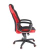 Кресло EVERPROF Stels T Ткань Черный/Красный EP-321 Stels Black/Red