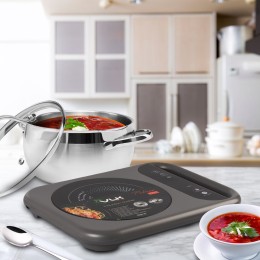 VLK Плита  настольная индукционная Palermo 7727 темно-серый