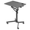 Стол для ноутбука Cactus CS-FDS101BBK столешница МДФ черный 70x52x105см