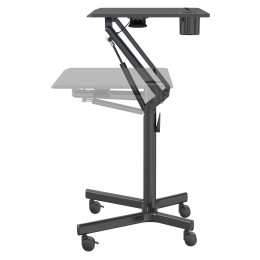 Cactus Стол для ноутбука CS-FDS101BBK столешница МДФ черный 70x52x105см