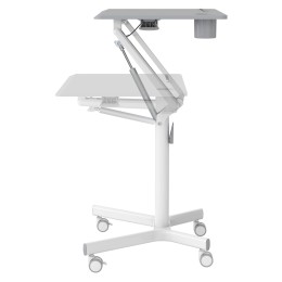 Cactus Стол для ноутбука CS-FDS101WGY столешница МДФ серый 70x52x105см