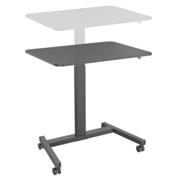 Cactus Стол для ноутбука CS-FDS102BBK столешница МДФ черный 80x60x121см