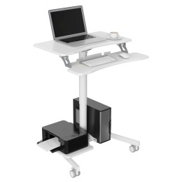 Cactus Стол для ноутбука CS-FDS108WWT столешница МДФ белый 71x39.2x110см