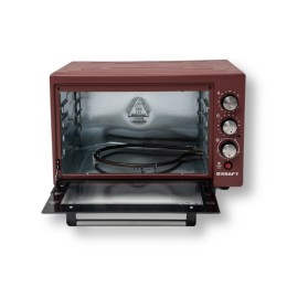 KRAFT Электрическая духовка KF-MO 3804 KR красный