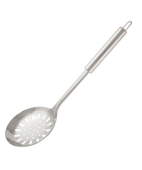 Mallony Шумовка из нержавеющей стали, NIMBUS, 33,5*11,2 см, овальная ручка с подвесом. 007414-SK