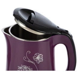 ENERGY Чайник E-265 (1,8 л, диск) фиолетовый, двойной корпус. 164127-SK