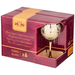 Lefard Набор Рюмок Из 6 Шт. золотой Либерти 65 Мл. 194-642