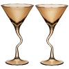 Набор Бокалов Из 2 Шт Для Шампанского дуэт Цвет:янтарь 200 Мл. 194-803