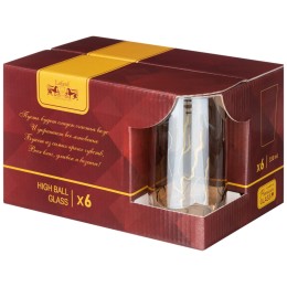 Lefard Набор Из 6-ти Стаканов revolution, Мед, 330 Мл. 194-862