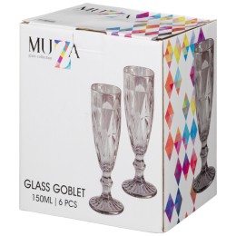 Lefard Набор Бокалов Для Шампанского ромбо 6шт. 150мл. / В=20 См. 691-020